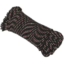 vidaXL Bootsseil 100 m Polypropylen Schwarz