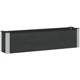vidaXL Hochbeet 150 x 30 x 36 cm Schwarz