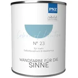 PNZ - Die Manufaktur Wandfarbe Colors of Intuition, reine Silikatfarbe, hochdeckend, große Farbtiefe blau