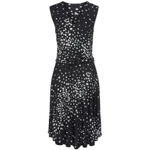 vivance by lascana Jerseykleid Shirtkleid Schwarz/Weiß 42
