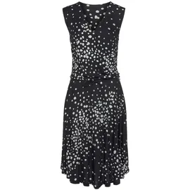 vivance by lascana Jerseykleid Shirtkleid Schwarz/Weiß 42
