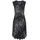 vivance by lascana Jerseykleid Shirtkleid Schwarz/Weiß 42