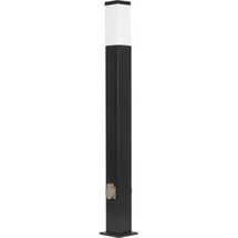 Grafner Wegeleuchte Aluminium 100,0 cm 2 Steckdosen schwarz anthrazit