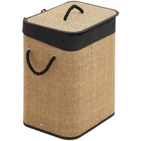 5five simply smart 5five - bambus wäschekorb 60l braun