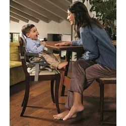CAM Kinder Sitzerhöhung Smarty Pop  für 6-36 Monate  Grau  4-fach höhenverstellbar