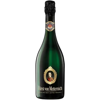 Fürst von Metternich Riesling Sekt Extra Trocken (1 x 0.75 l) (Packung mit 6)