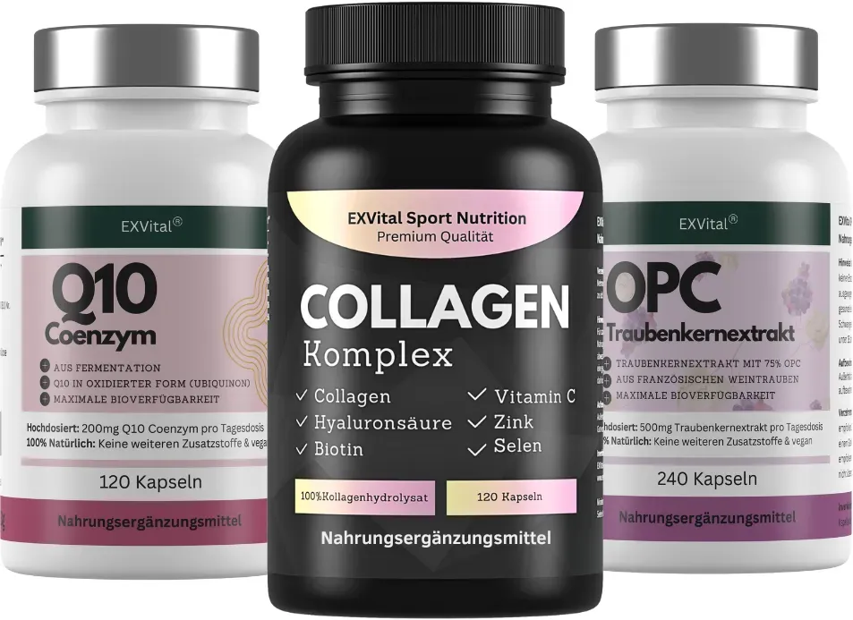 Natural Beauty Set (Collagen Komplex, Q10 & OPC Kapseln)