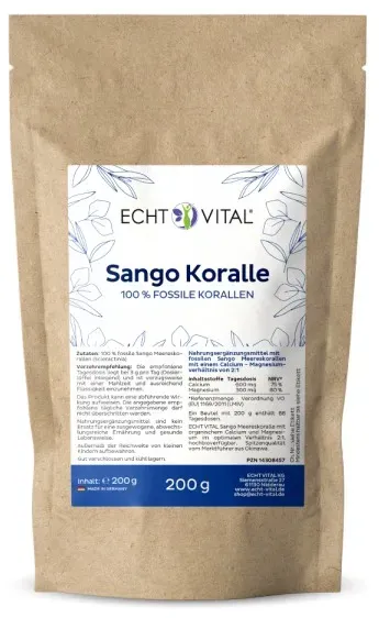 Sango Koralle (200 g Beutel) - Echt Vital