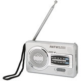 Elprico Tragbarer Radioempfänger, AM FM -Chip-Transistorradio, Pocket-Radio mit Lautsprecher-Kopfhöreranschluss