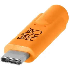 Tether Tools USB-C auf Micro-B 4,6 m Orange
