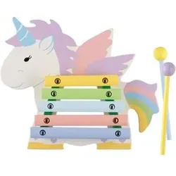 NICI 46018 Xylophon Einhorn