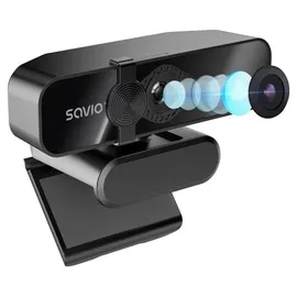 Savio CAK-06 Webcam 3840 x 2160 Pixel USB Schwarz, Webcam, Schwarz