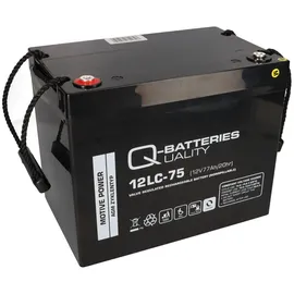Q-Batteries Ersatzakku f. Ortopedia Touring 927 2 x 12v 75ah Blei Agm zyklenfest Qb