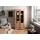 MASSIVMOEBEL24.DE Vitrine TOULOUSE 97 x 45 x 190 cm Beige
