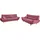 Home Affaire Polstergarnitur HOME AFFAIRE "Drago, modern und zeitlos, aktuelle Formensprache, komfortabel", schwarz (brombeere), H:81cm T:90cm, 100% Polyester, Sitzmöbel-Sets, als Sessel/Polsterecke erhältlich, versch. Stoffe, inkl. 2 Zierkissen