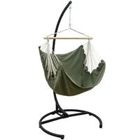 AMANKA XL Hängesessel Grün/Schwarz