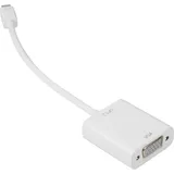 Sharkoon mini-DisplayPort 1.2 auf VGA-Adapter 15 cm Weiß
