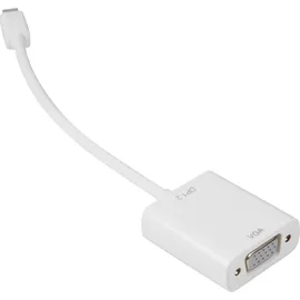 Sharkoon mini-DisplayPort 1.2 auf VGA-Adapter 15 cm Weiß