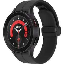 Samsung Galaxy Watch5 Pro Black Titanium 45 mm LTE D-Buckle Sport Band Black M/L