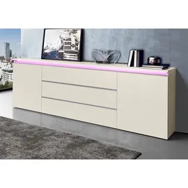 Home Affaire Magic 240 x 81 x 40 cm kaschmir matt / Braun