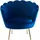 SalesFever Loungesessel »Clam«, extravagantes Muscheldesign blau