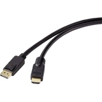 Renkforce DisplayPort / HDMI Typ A (Standard) Schwarz