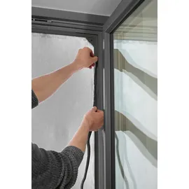 EasyMaxx Insektenschutzgitter 122 x 285 cm Grau