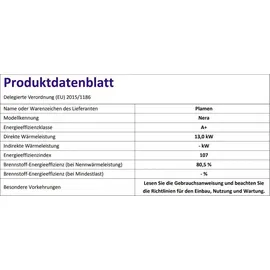 Plamen Nera Gusseisen Schwarz