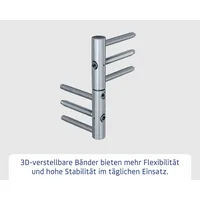 EcoStar Haustür ISOPRO IP 010 weißaluminium 110 x 210 cm