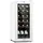 Klarstein Shiraz 18 Slim Uno Weinkühlschrank 50l 18Fl Touch-Bedienfeld 5-18°C Weißes Glas