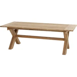 Siena Garden Cardiff Gartentisch 180 x 100 x 76 cm Teakholz beige