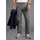 MAN'S WORLD Chinohose leichte Struktur grau 56