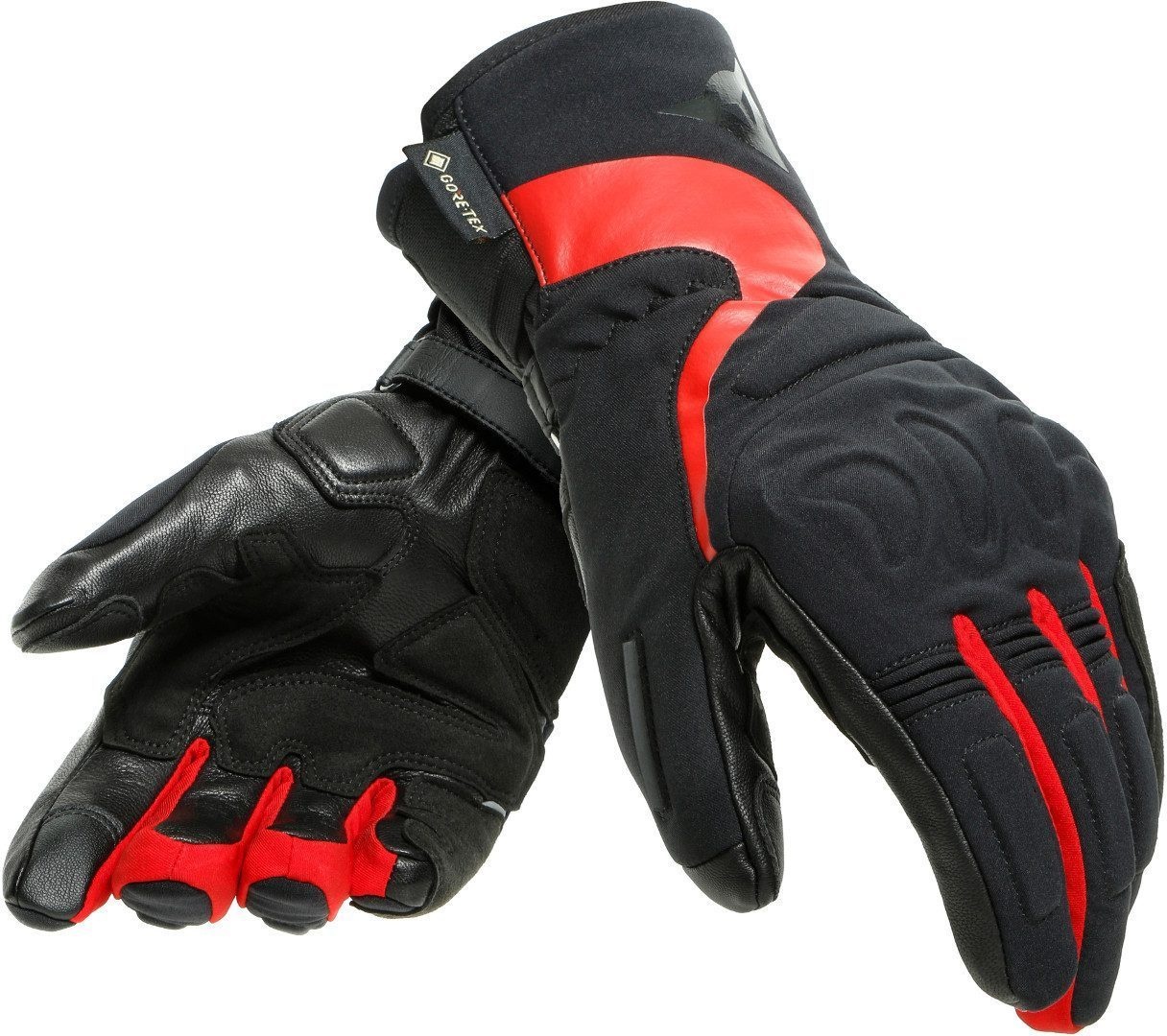 Dainese Nebula Gore-Tex Damen Motorradhandschuhe, schwarz-rot, Größe L