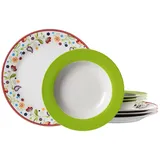 Flirt by R&B Shanti Doppio Tafelservice 8-tlg. gemustert