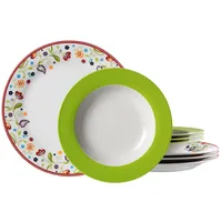 Flirt by R&B Shanti Doppio Tafelservice 8-tlg. gemustert