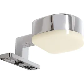 light impressions KapegoLED LED Möbelaufbauleuchte GIENAH, 3,2W, 3000K, 180°, dimmbar, Silber chromoptik