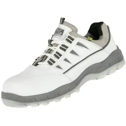 AS Arbeitsschutz S3 Sicherheitshalbschuhe Nitras Sport Step WH | Gr. 48 | Kunstleder | weiß