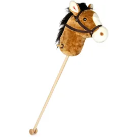 Small Foot Company small foot 11718 - Steckenpferd NICO, Hobby Horsing, braun, Länge: 107 cm