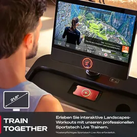 Sportstech sTread Pro Laufband – Schwarz