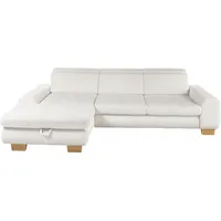 Set One by Musterring Ecksofa »SO 3400 Sitzhöhe 47cm oder 49cm, Sitztiefe verstellbar, B/T: 307/195cm« whlw. mit Funktion, Kaltschaum, in Cord, rose, Sitzhöhe 47