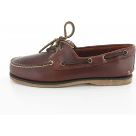 Timberland Classic Boat 2 Eye Brown 7.5 Wide Fit