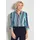 GOLDNER Hemdbluse mit Streifenmuster Blau 38