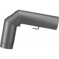 Justus Rohrset Standard Stahl 150 mm inkl. Drosselklappe Gussgrau