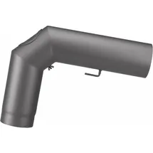 Justus Rohrset Standard Stahl 150 mm inkl. Drosselklappe Gussgrau