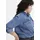 Levi's Jeansbluse "DOREEN UTILITY", Damen, Gr. XXXL (54/56), blau (in patches), Denim/Jeans, Obermaterial: 100% Lyocell, unifarben, regular fit normal, mit Aufschlag, Blusen Jeansbluse, mit Taschen