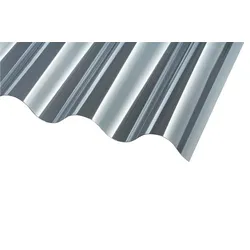 Polycarbonat Wellplatten klar P5 Sinus 177/51 0,8mm