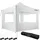 Tectake Faltpavillon 3 x 3 m inkl. 4 Seitenteile weiß