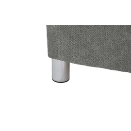 Smart Eckcouch Mikrofaser 2-Sitzer Grau