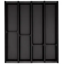 SOTech Cuisio Besteckeinsatz 500 mm Transluzent-anthrazit Für Blum Legrabox 473 mm