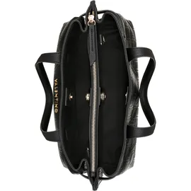 Valentino Pansy Shopper Polyurethan Black